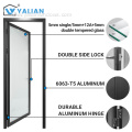 Outswing Aluminum Alloy Casement Door Customizable